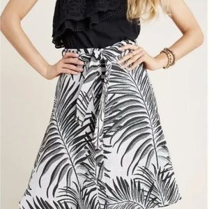NWT Anthropologie Hutch Leslie Button Front Midi Skirt Plus Size 20W